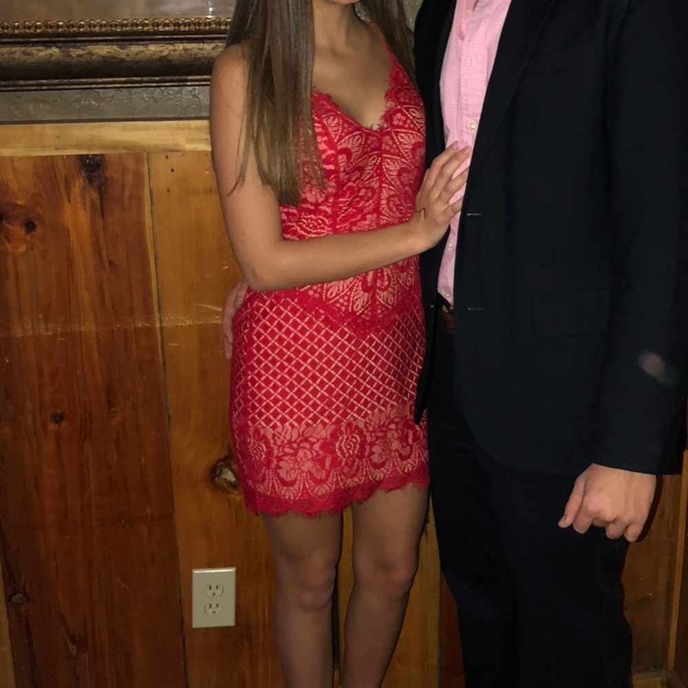 Red Lacey Dress